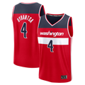 harde W.Wizards #4 AJ Dybantsa Red 2026 Draft First Round Pick Fast Break Jersey s- Icon Edition