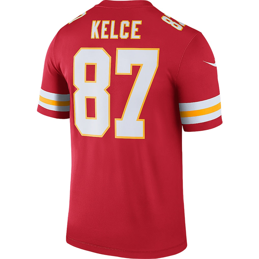 harde KC.Chiefs #87 Travis Kelce Red Legend Player Performance Top Jersey