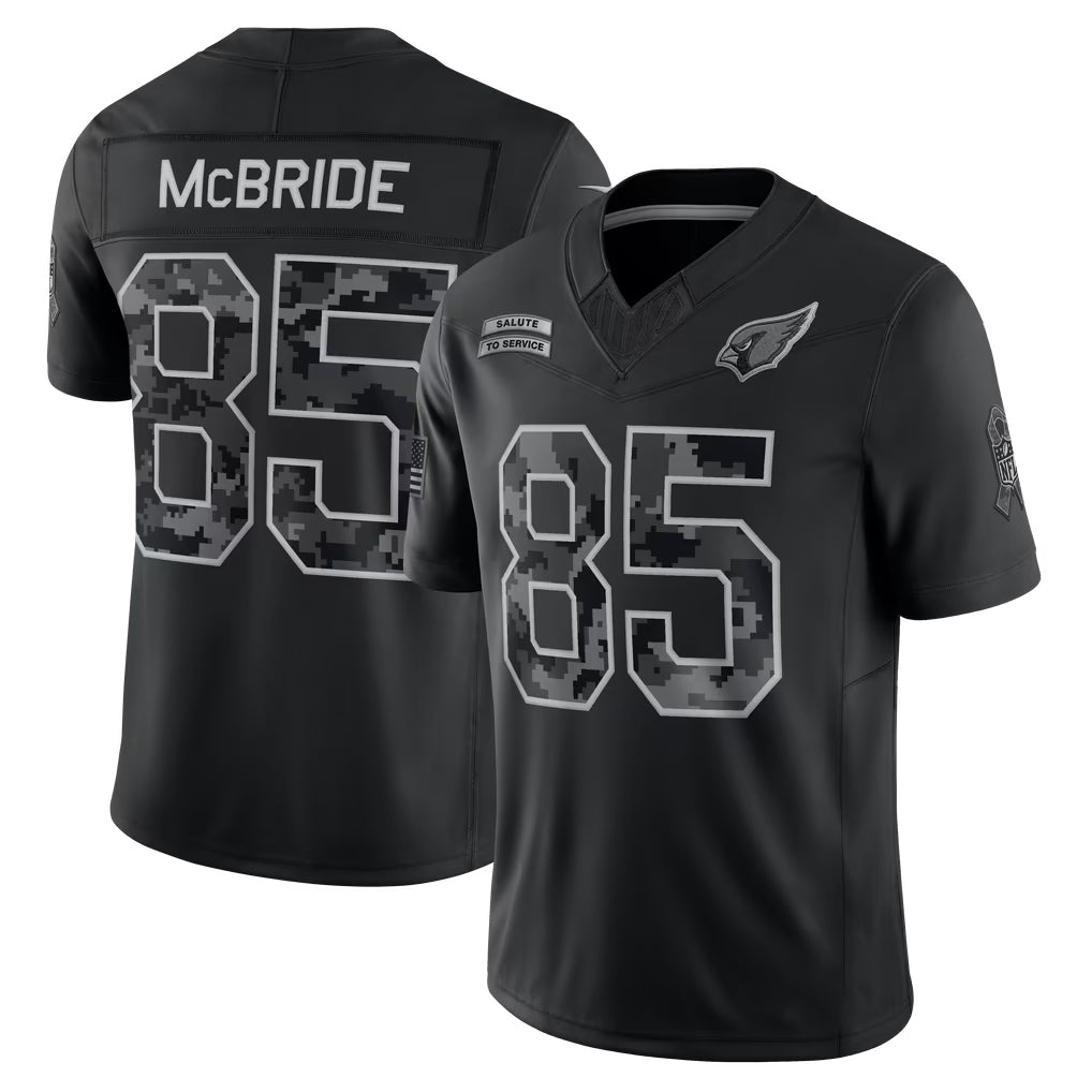 harde A.Cardinals #85 Trey McBride Player Black Limited 2026 Salute to Service Home Game Stitched Jerseys