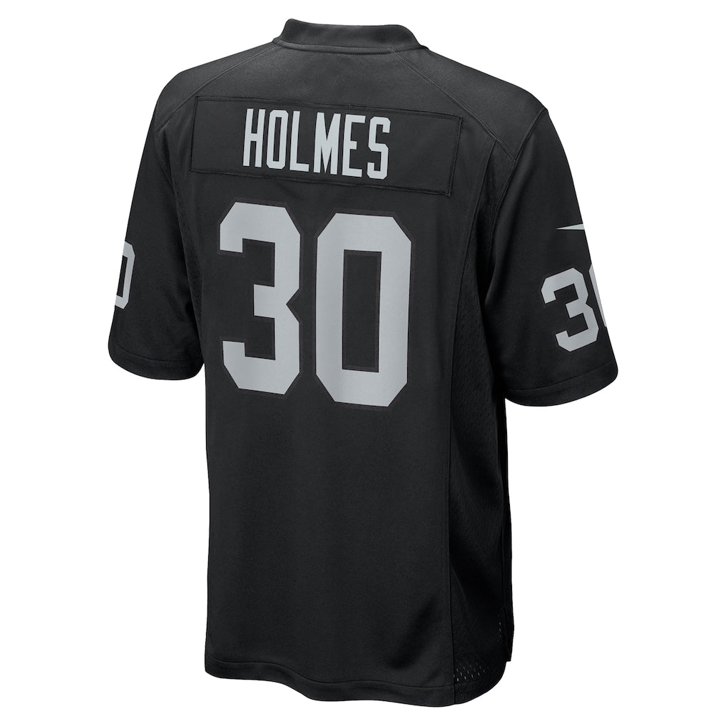harde LV.Raiders #30 Darnay Holmes Black Team Game Jersey