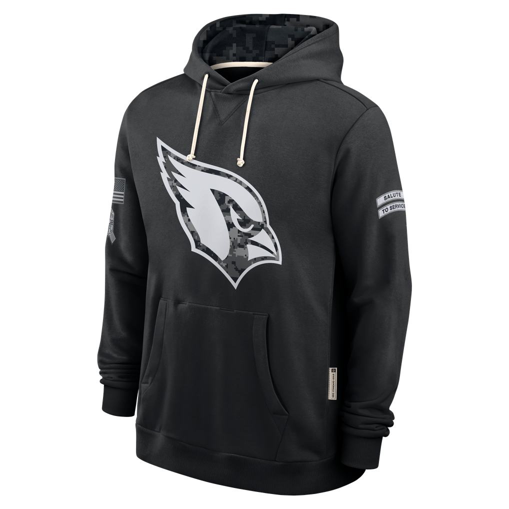 harde A.Cardinal Black 2026 Salute to Service Sideline Dri-FIT Pullover Hoodie Jerseys