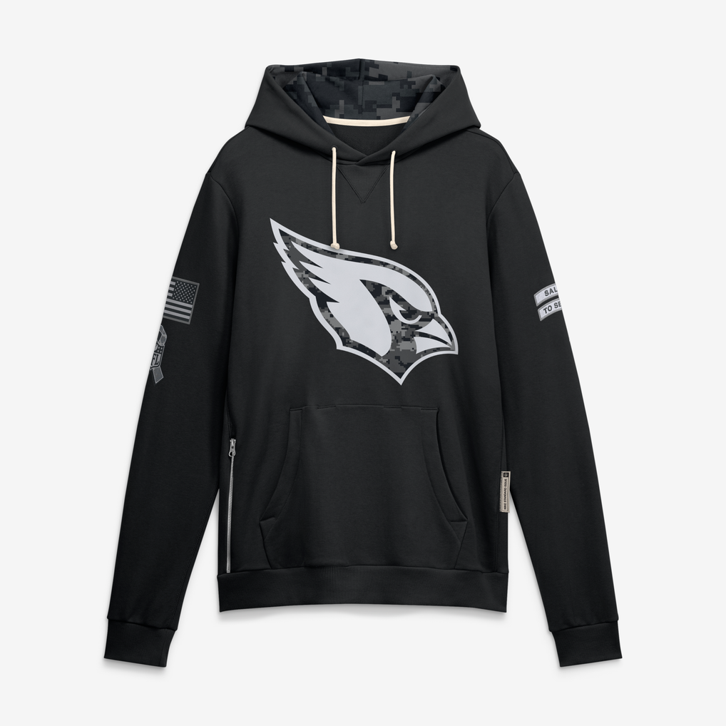 harde A.Cardinal Black 2026 Salute to Service Sideline Dri-FIT Pullover Hoodie Jerseys